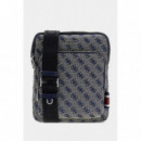 Bolso bandolera Boston 4G Logo de Guess para hombre