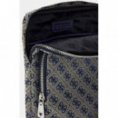 Bolso bandolera Boston 4G Logo de Guess para hombre