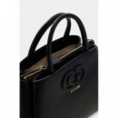 Bolso de mano Isola con logo de Guess