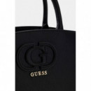Bolso de mano Isola con logo de Guess