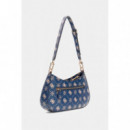 Bolso de Hombro con Logo Emelie de Guess
