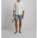 Bañador Silbon liso aguamarina