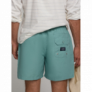 Bañador Silbon liso aguamarina