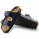 Calzado Sandalias BIRKENSTOCK Arizona Plantilla Blanda Birko-flor Azul