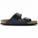 Calzado Sandalias BIRKENSTOCK Arizona Plantilla Blanda Birko-flor Azul