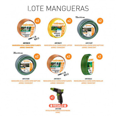 CAMPA&Ntilde;A MANGUERAS DE AGUA AIRMEC PVP 346.60
