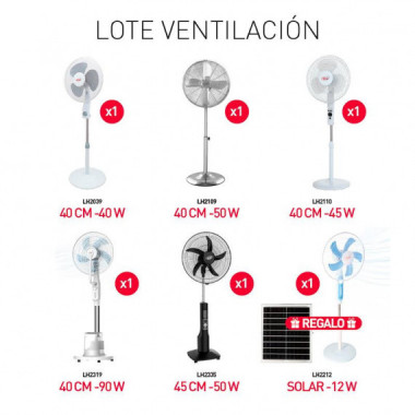 CAMPA&Ntilde;A VENTILADORES DE PIE LARRYHOUSE PVP 290,70