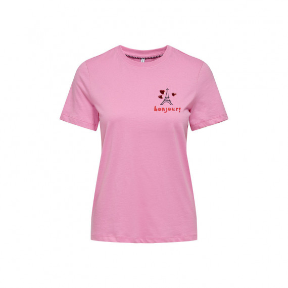 Only Camiseta Rosa 15316574-BEGONIA PINK