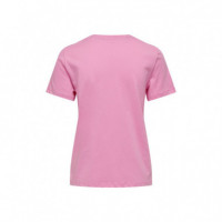 ONLY Camiseta Rosa 15316574-BEGONIA Pink