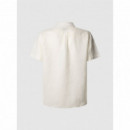 PEPE JEANS Camisa Amaro Blanca PM308847-800