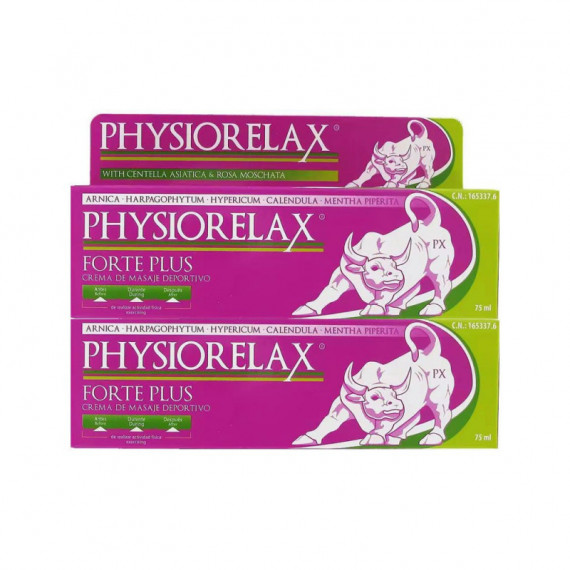 PHYSIORELAX FORTE PLUS PACK CREMA 2X75ML