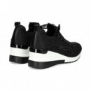 DEPORTIVO CON CUNA LICRA+STRASS NEGRO