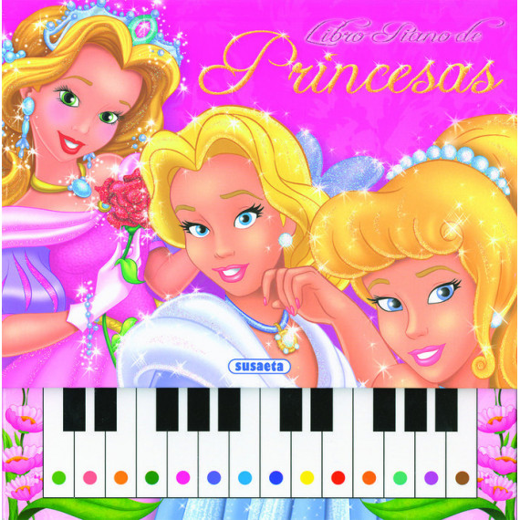 Libro piano de princesas