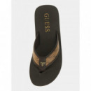 Chanclas-dingle Logo de GUESS
