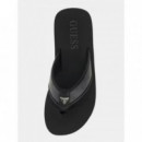 Chanclas-dingle Logo de GUESS