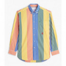 TOMMY HILFIGER - Prep Icon Stripe Rlx Shirt - 0DN - F|MW0MW43303/0DN