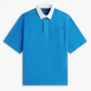 TOMMY HILFIGER - Cable Knitted S/s Polo - Aeg - F|MW0MW40701/AEG