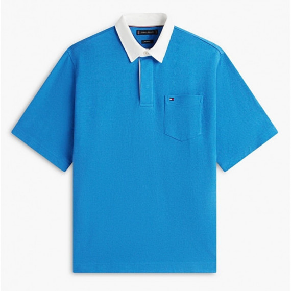 TOMMY HILFIGER - Cable Knitted S/s Polo - Aeg - F|MW0MW40701/AEG