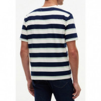 TOMMY HILFIGER - YARN DYE MULTISTRIPE RELAXED TEE - 0FB - F|MW0MW43199/0FB