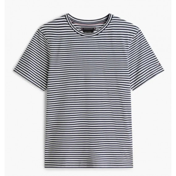 TOMMY HILFIGER - DC MERCERIZED STRIPE TEE - DCC - F|MW0MW44320/DCC