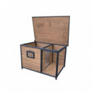 Caseta Perro Madera 120X80X82CM DONNA GARDEN