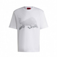 HUGO Camiseta Blanca 50542775-100