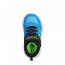 Skechers Zapatillas Skechers Meteor-Lights Celestes 401495N-BKBL