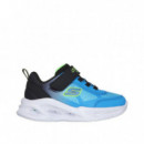 Skechers Zapatillas Skechers Meteor-Lights Celestes 401495N-BKBL