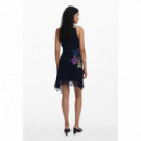 Desigual Vestido túnica flores 25WWVW30-2000