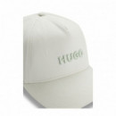 HUGO Gorra con ribete de logotipo 50533410-331