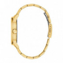 Reloj Badge Dorado  GUESS