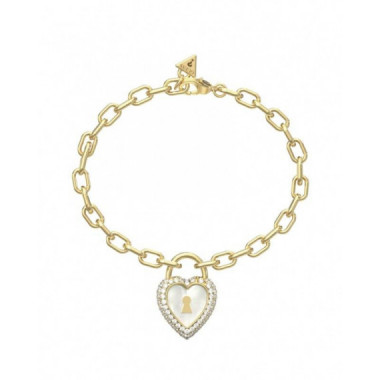 Pulsera Love Bites Dorada  GUESS