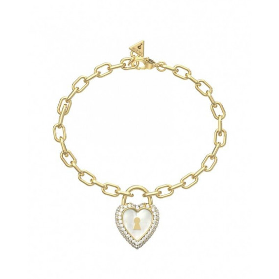 Pulsera Love Bites Dorada  GUESS