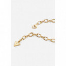 Pulsera Love Bites Dorada  GUESS