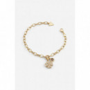 Pulsera Love Bites Dorada  GUESS