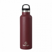 Botella SURFLOGIC 600ML Burdeos
