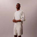 Shorts Deportivos de Felpa Francesa y Mezcla de Algodón  CALVIN KLEIN
