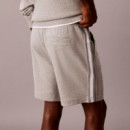 Shorts Deportivos de Felpa Francesa y Mezcla de Algodón  CALVIN KLEIN