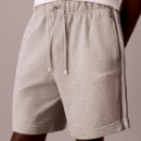 Shorts Deportivos de Felpa Francesa y Mezcla de Algodón  CALVIN KLEIN