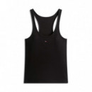 Camiseta de Tirantes Slim Acanalada  TOMMY HILFIGER