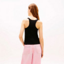 Camiseta de Tirantes Slim Acanalada  TOMMY HILFIGER