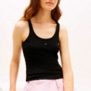 Camiseta de Tirantes Slim Acanalada  TOMMY HILFIGER