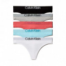 Pack de 5 Tangas - Extra Soft Cotton Stretch  CALVIN KLEIN