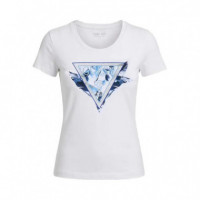 Camiseta Feather Triangle  GUESS