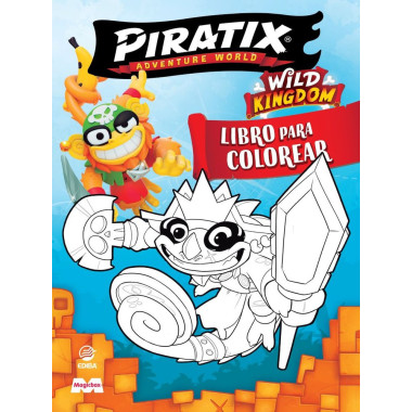LIBRO PARA COLOREAR PIRATIX N� 1 - WILD KINGDOM