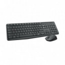 TECLADO + RATON LOGITECH MK235 WIRELESS NEGRO