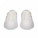 Talon Negro Deportivo Piel Blanco  TOMMY HILFIGER