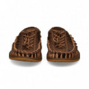 Sandalia Enrejada+cordon Marron  KEEN
