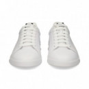 Deportivo Piel Negro+blanco  POLO RALPH LAUREN