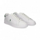 Deportivo Piel Verde+blanco  POLO RALPH LAUREN